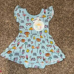 18-24 month Little Sleepies twirl dress with bodysuit
